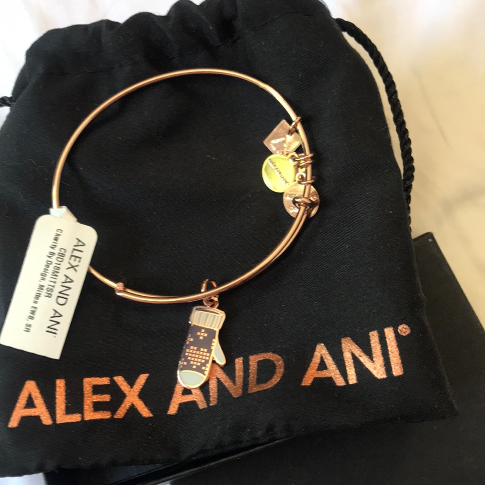 NEW Alex & Ami Winter Mitten Bracelet
